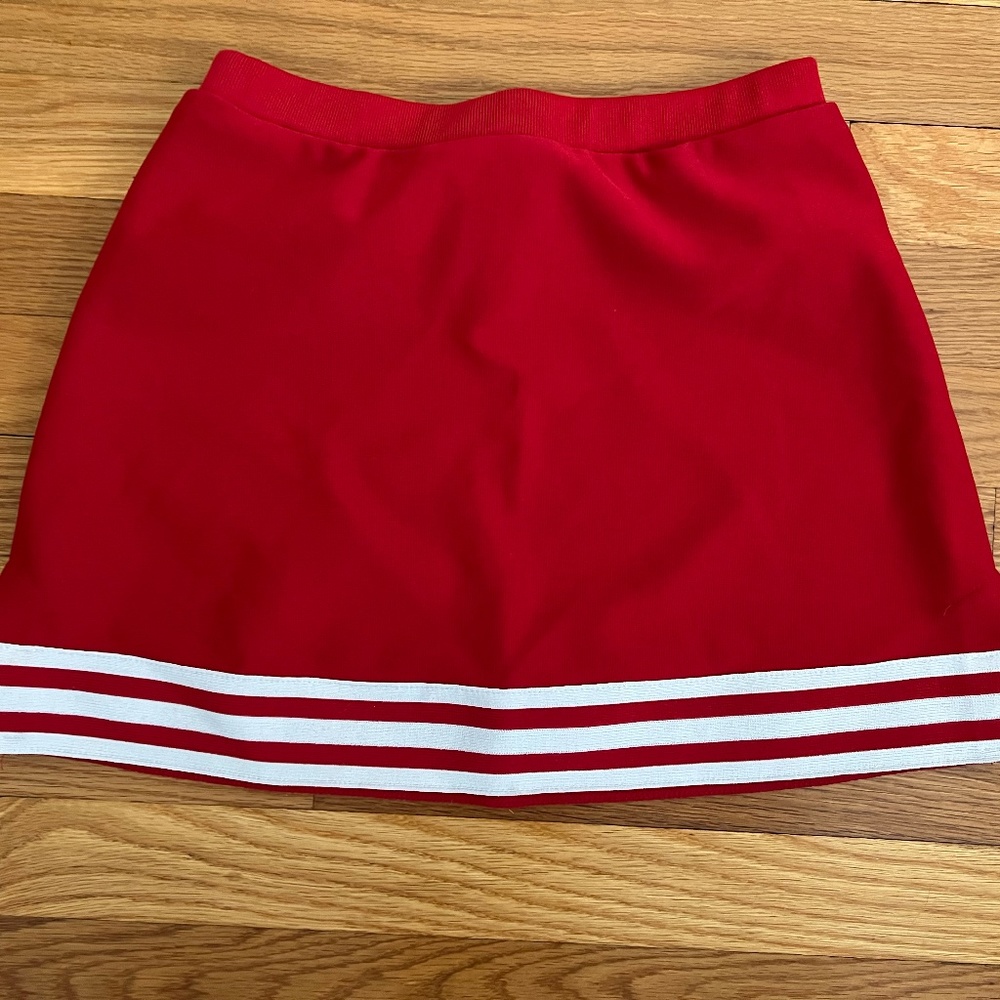 Women's Size Small Red Cheerleading Skirt